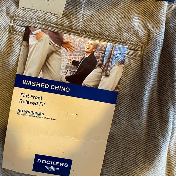 NWT {dockers} khaki washed chino 34 x 32 - Picture 6 of 10